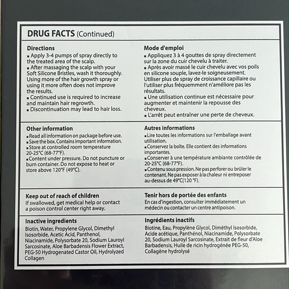 Brand New Hair Growth Treatment Bundle Batana Oil Minoxidil Spray Revitalizing - Picture 10 of 12